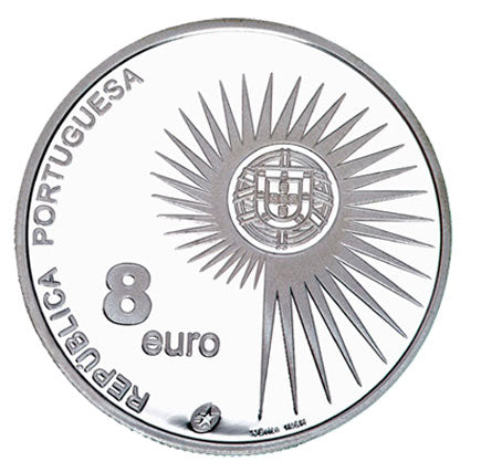 Πορτογαλία 8€ «Διεύρυνση της Ε.Ε.». Proof Silver 2004