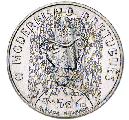 Πορτογαλία 5€ Μοντερνισμός 2016