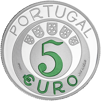 Πορτογαλία 5€ 45 Χρόνια της 25ης Απριλίου 2019 Proof Silver
