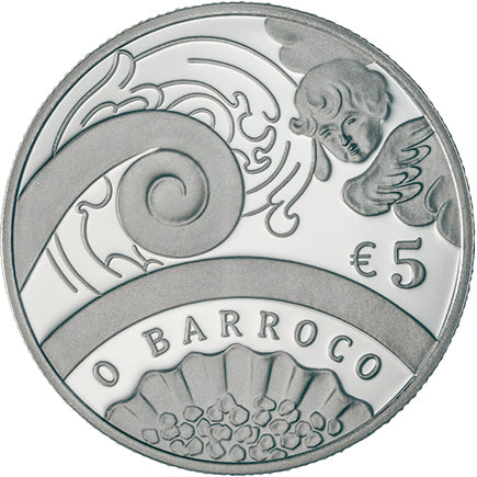 Πορτογαλία 5€ The Baroque Silver Proof 2018
