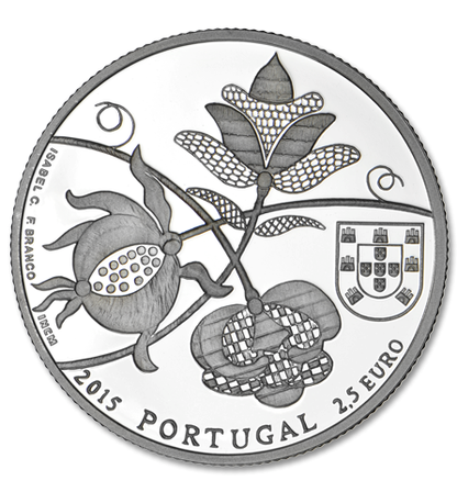 Πορτογαλία 2,5€ Παπλώματα από Castelo Branco Proof 2015