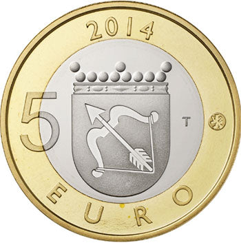 Φινλανδία 5€ Κούκος Καρελίας Απόδειξη 2014
