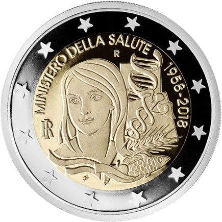 Ιταλία 2 € Υπουργείο Υγείας 2018