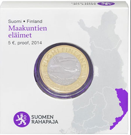 Φινλανδία 5€ Κούκος Καρελίας Απόδειξη 2014