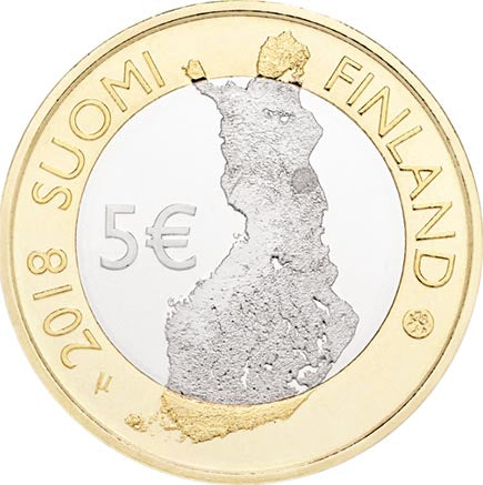 Φινλανδία 5 € Oulankajoki River 2018