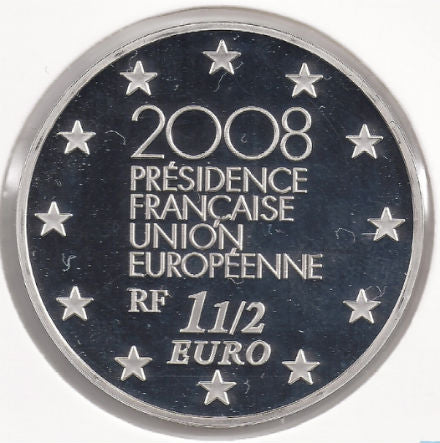 Γαλλία 1,50 € Προεδρία της Ευρωπαϊκής Ένωσης 2008